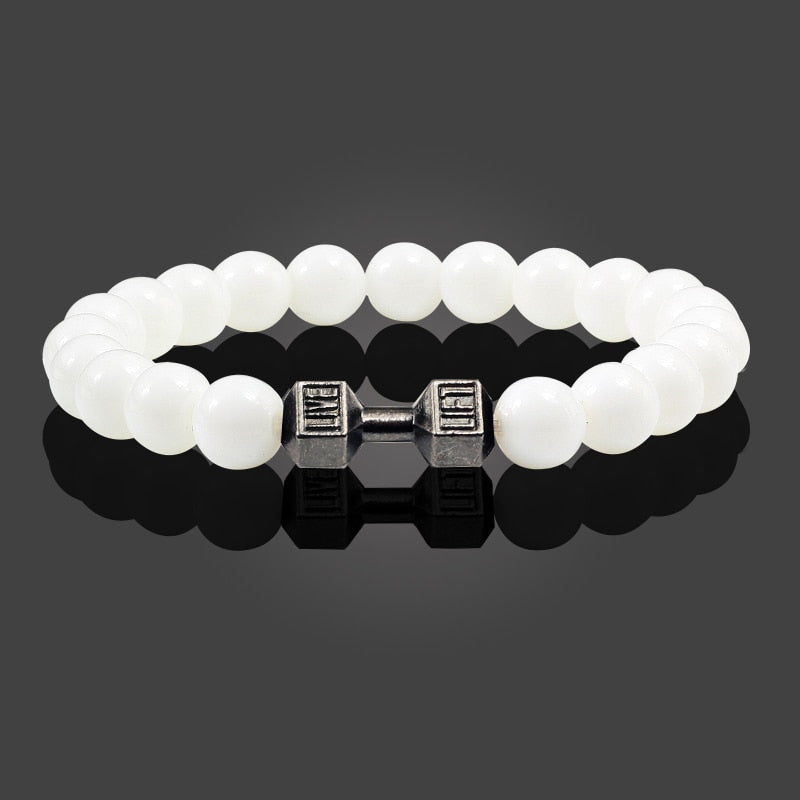 dumbbell bracelet 