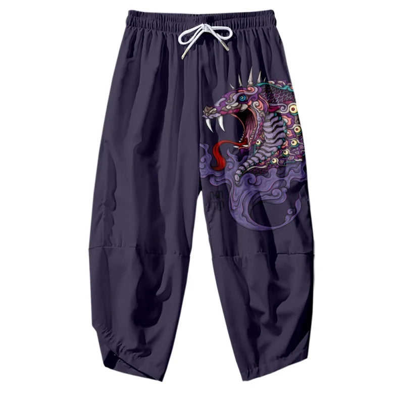 Purple Snake Pants