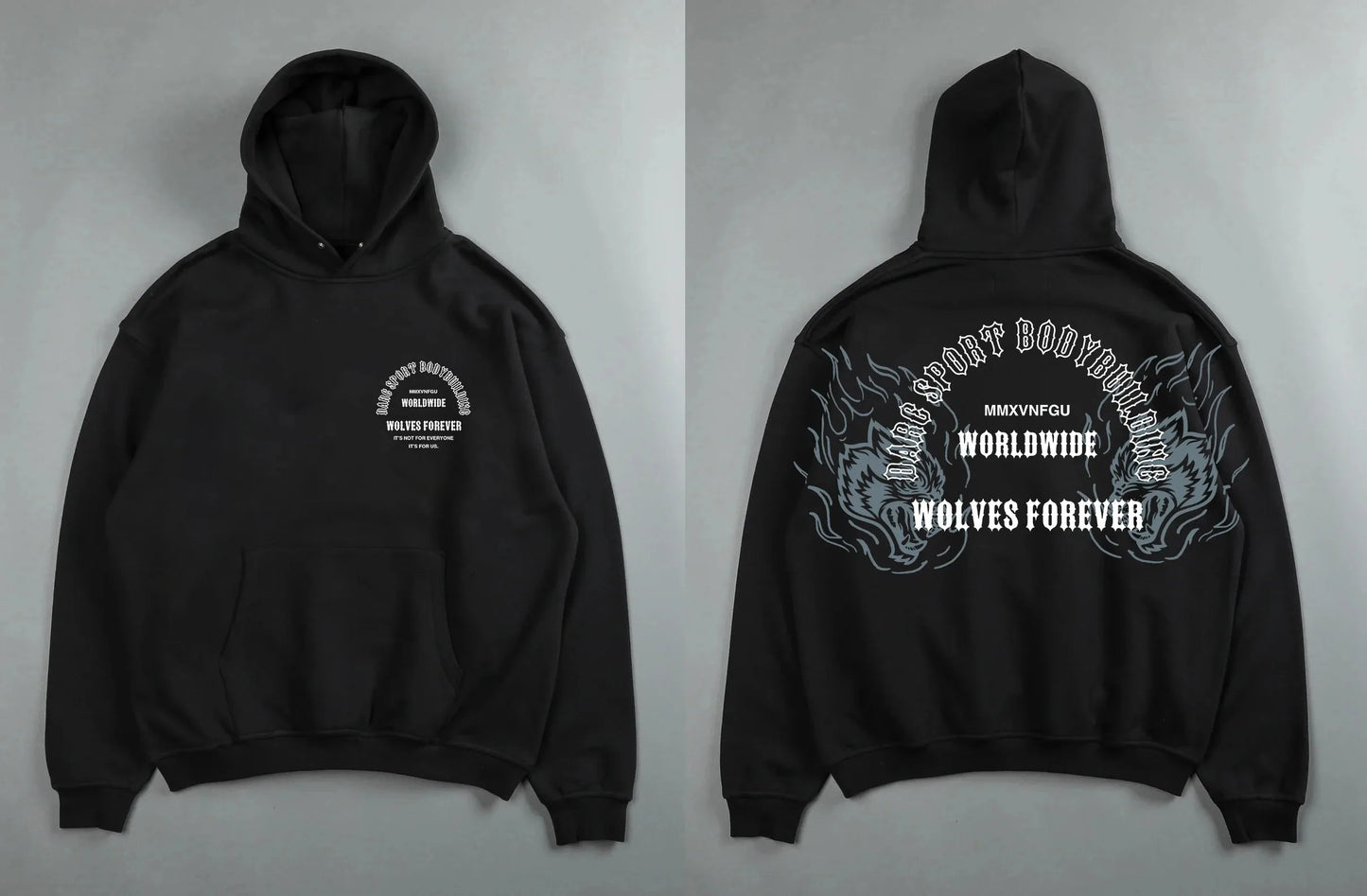 Darc Wolves Hoodies