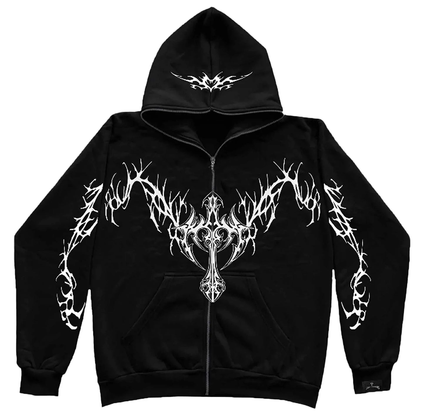 Dark Zip Up Hoodie