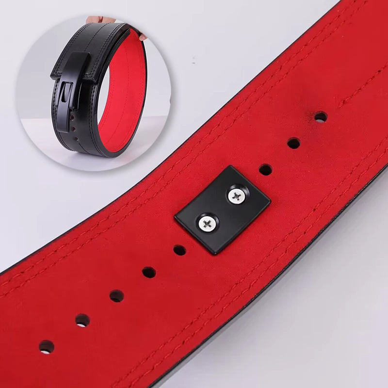 Lever Buckle BLACK AND RED