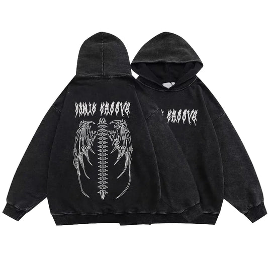 Cross Skeleton Hoodie