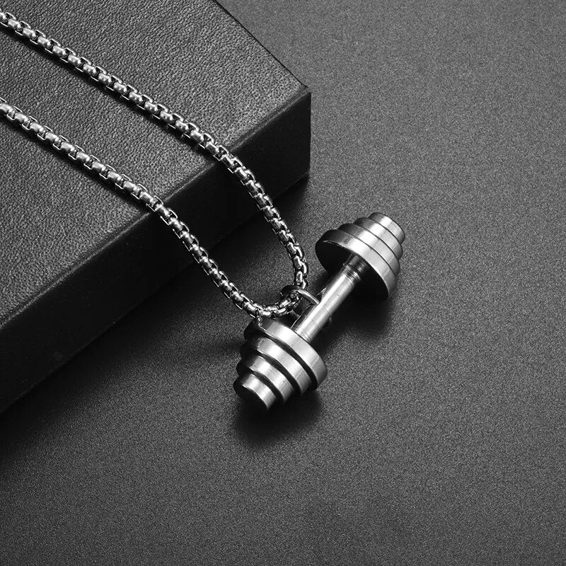 DUMBBELL NECKLACE 