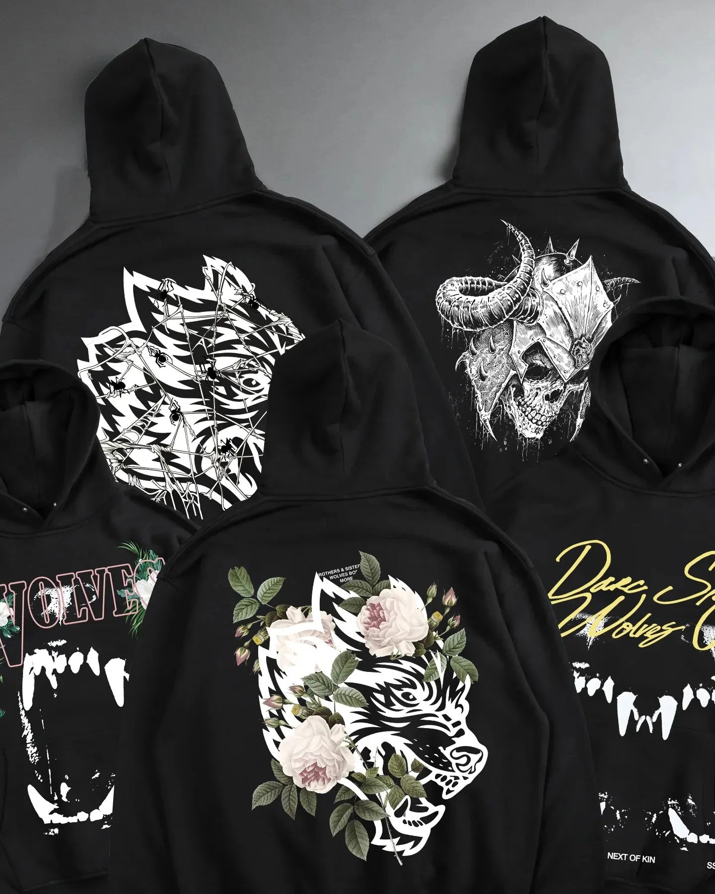 Darc Wolves Hoodies