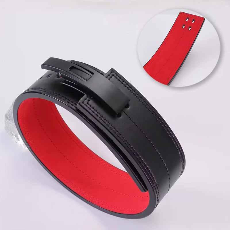 Lever Buckle BLACK AND RED