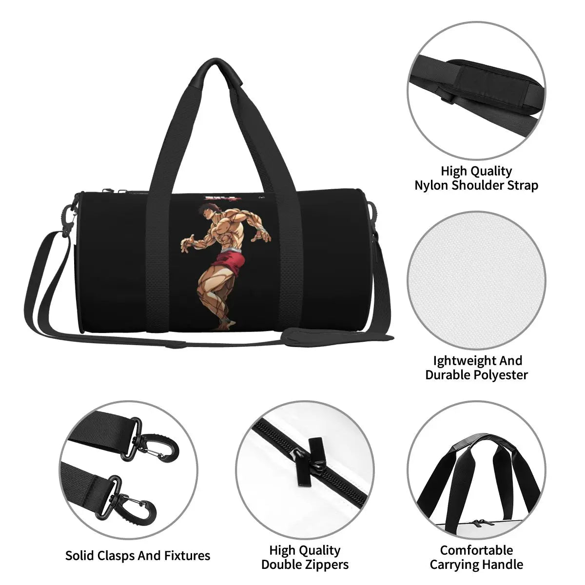 Baki Hanma Gym Bag