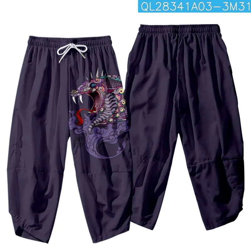 Purple Snake Pants