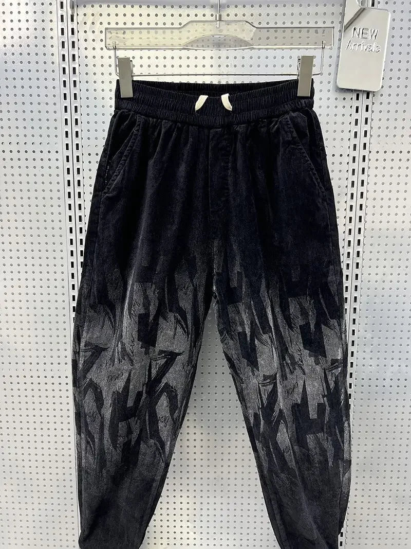 Trousers Washed Dark