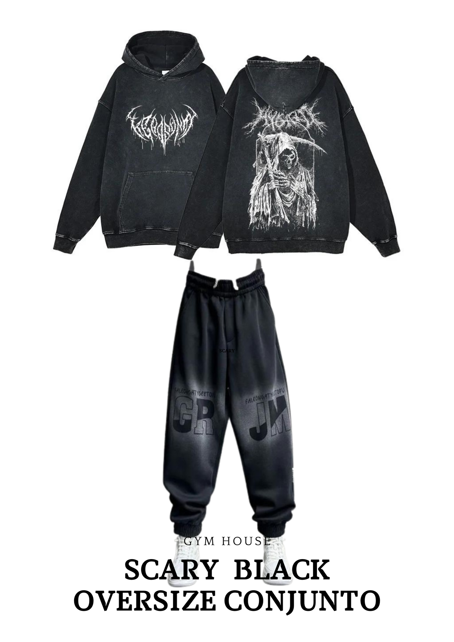 Scary black Oversize ‐ CONJUNTO