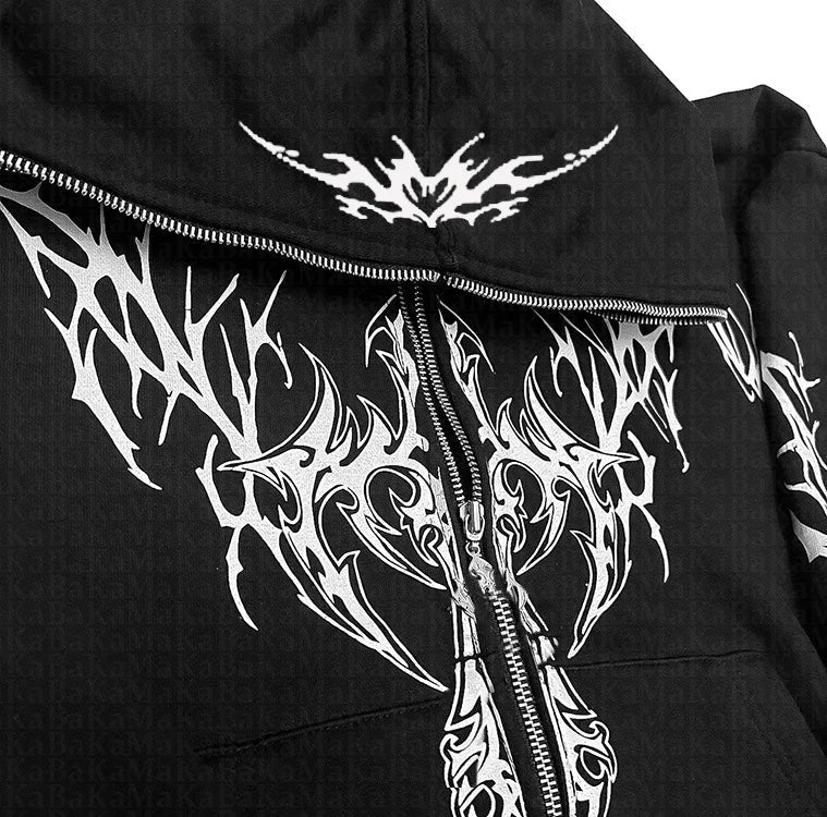 Dark Zip Up Hoodie