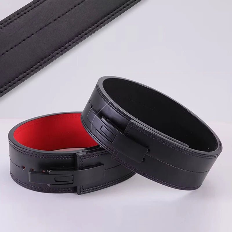 Lever Buckle BLACK AND RED